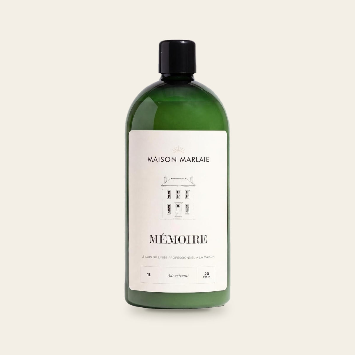 Adoucissant MÉMOIRE Maison Marlaie, flacon 1 L détouré