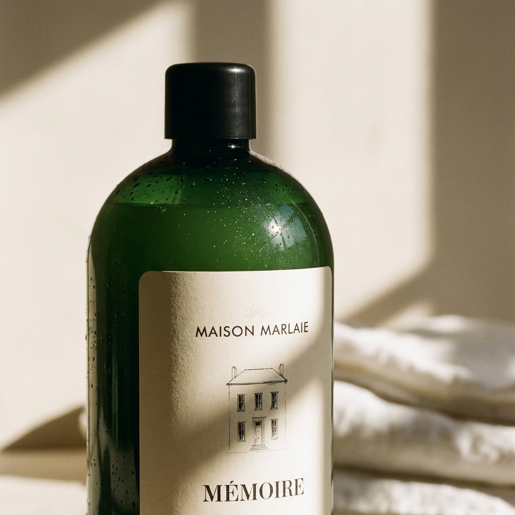 MEMOIRE Maison Marlaie, detail de l'etiquette