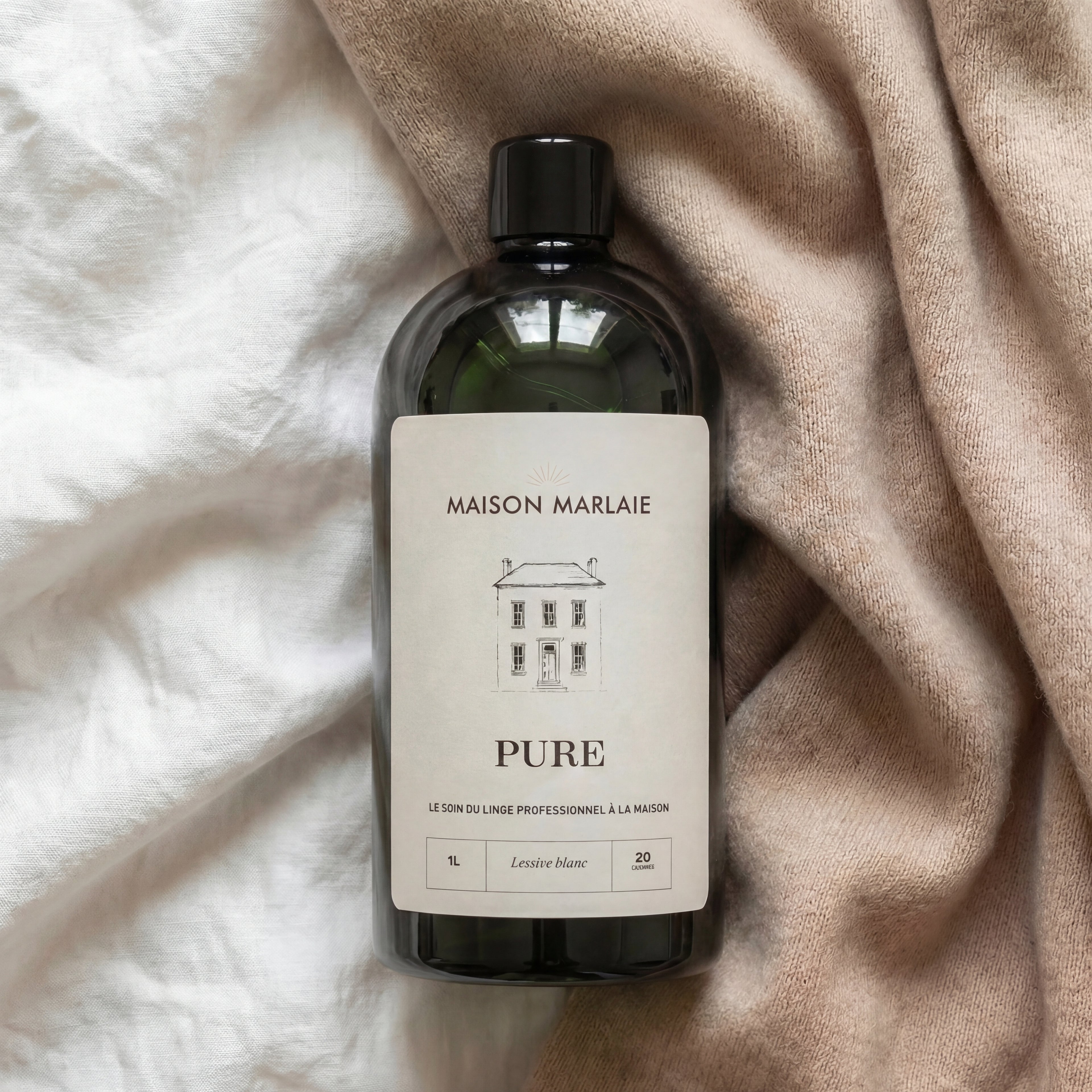 PURE Maison Marlaie, lessive liquide pour linge d'hôtel et palace